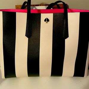 Cute Kate Spade striped tote